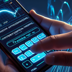 **Prompt:** A close-up of a human hand typing on a glowing, futuristic smartphone keyboard. Dynamic, flowing word suggestions emerge from the keyboard, forming an intuitive arc of light and text. In the background, subtle, interconnected nodes and abstract data streams visually represent "states" and "transition probabilities," highlighting the concept of current input predicting the future. The overall aesthetic is modern, intelligent, and showcases the "magic of prediction" in everyday AI. `futuristic smartphone, predictive text, glowing word suggestions, human hand typing, dynamic light arc, abstract data network, interconnected nodes, digital flow, AI prediction, modern tech, seamless interface, concept art, high detail, volumetric lighting, low-poly elements, bokeh, soft glow`