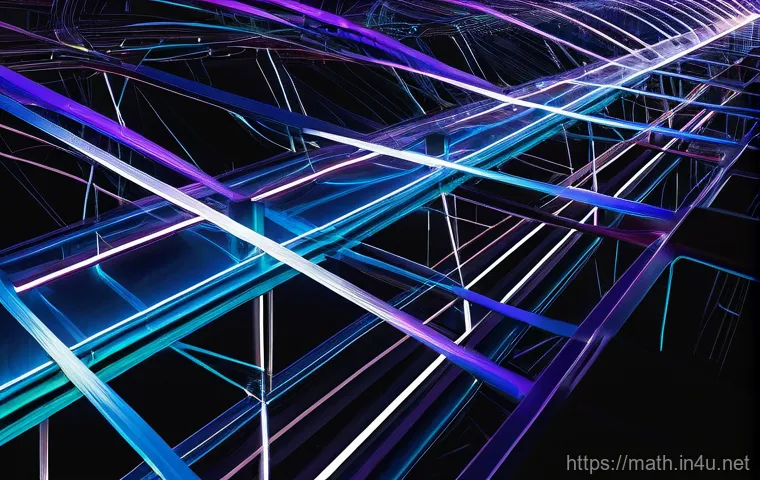 음함수 정리와 응용 - **Prompt 1: Unveiling Hidden Mathematical Relationships**
    "A captivating, abstract depiction of ...